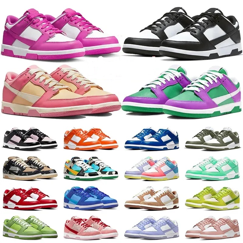 

Reverse Joker low running men women shoes Strawberry Peach Panda White Black Grey Fog UNC Coast Medium Curry Active Fuchsia Triple Pink GAI mens trainer sneakers, 42