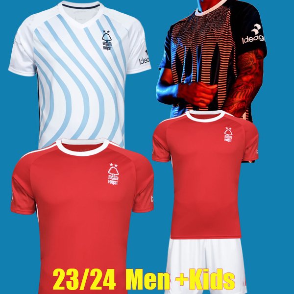

Nottingham 23 24 Soccer Jerseys Forest GRABBAN Johnson Surridge 2023 2024 Men kids Awoniyi AMEOBI MIGHTEN KROVINOVIC Zinckernagel LINGARD Football Shirt 123, 23/24 home