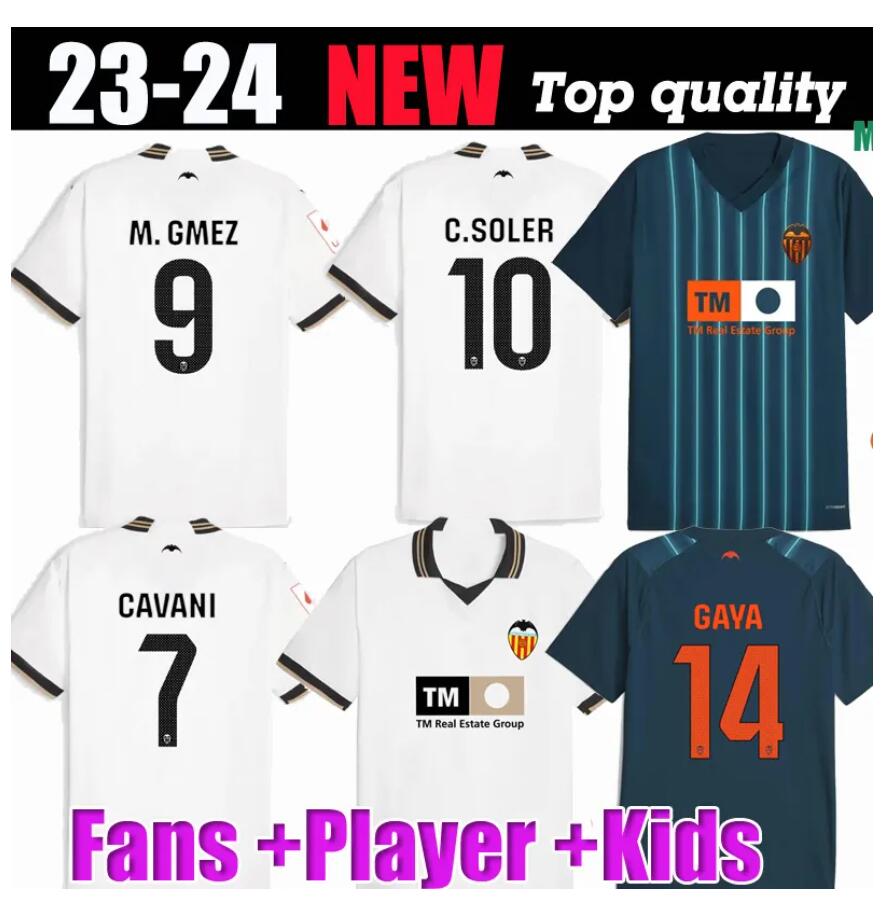 

23/24 Valencia soccer jerseys VCF Third 4TH jersey2023 2024 Cavani GUEDES GAMEIRO camisetas de futbol SOLER M. Florenzi M.Gomez men kids kit football shirts GAYA top, 22/23