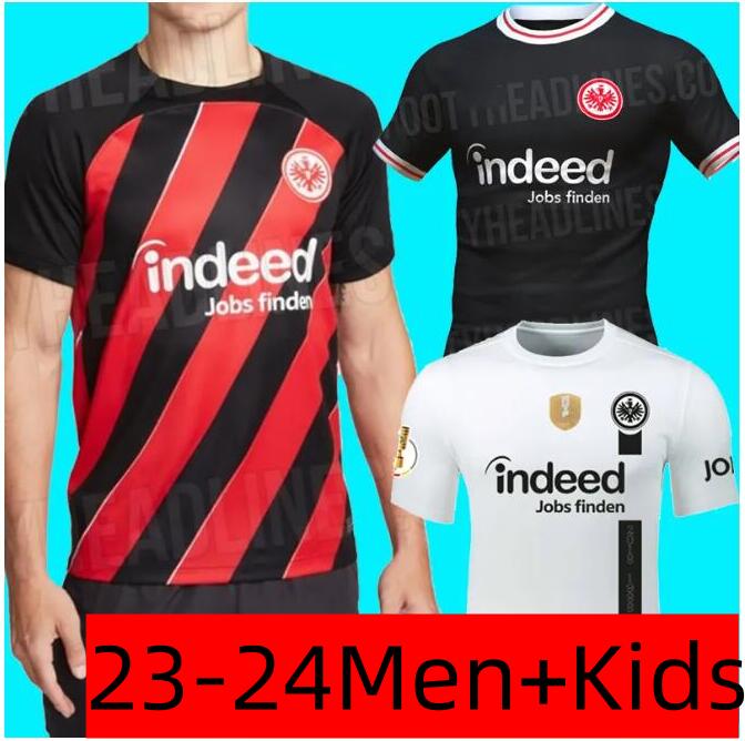 

2023 2024 Eintracht Frankfurt Soccer Jerseys KAMADA M.GOTZE JAKIC KOLO MUANI BORRE RODE SOW ALARIO KNAUFF LINDSTROM TUTA 23 24 JOVIC RODE football shirt men and kids