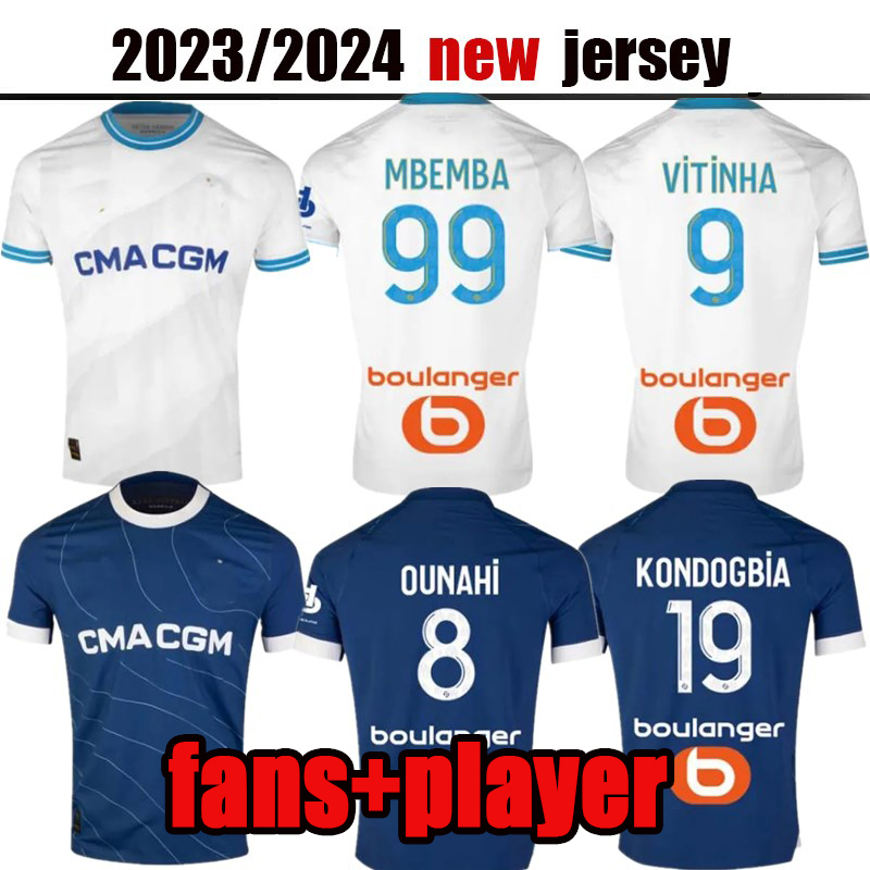 

23 24 soccer jerseys fans player 2023 2024 MarseilleS maillot foot CUISANCE GUENDOUZI PAYET CLAUSS football shirts men VERETOUT Under NUNO HARIT KONDOGBIA MBEMBA