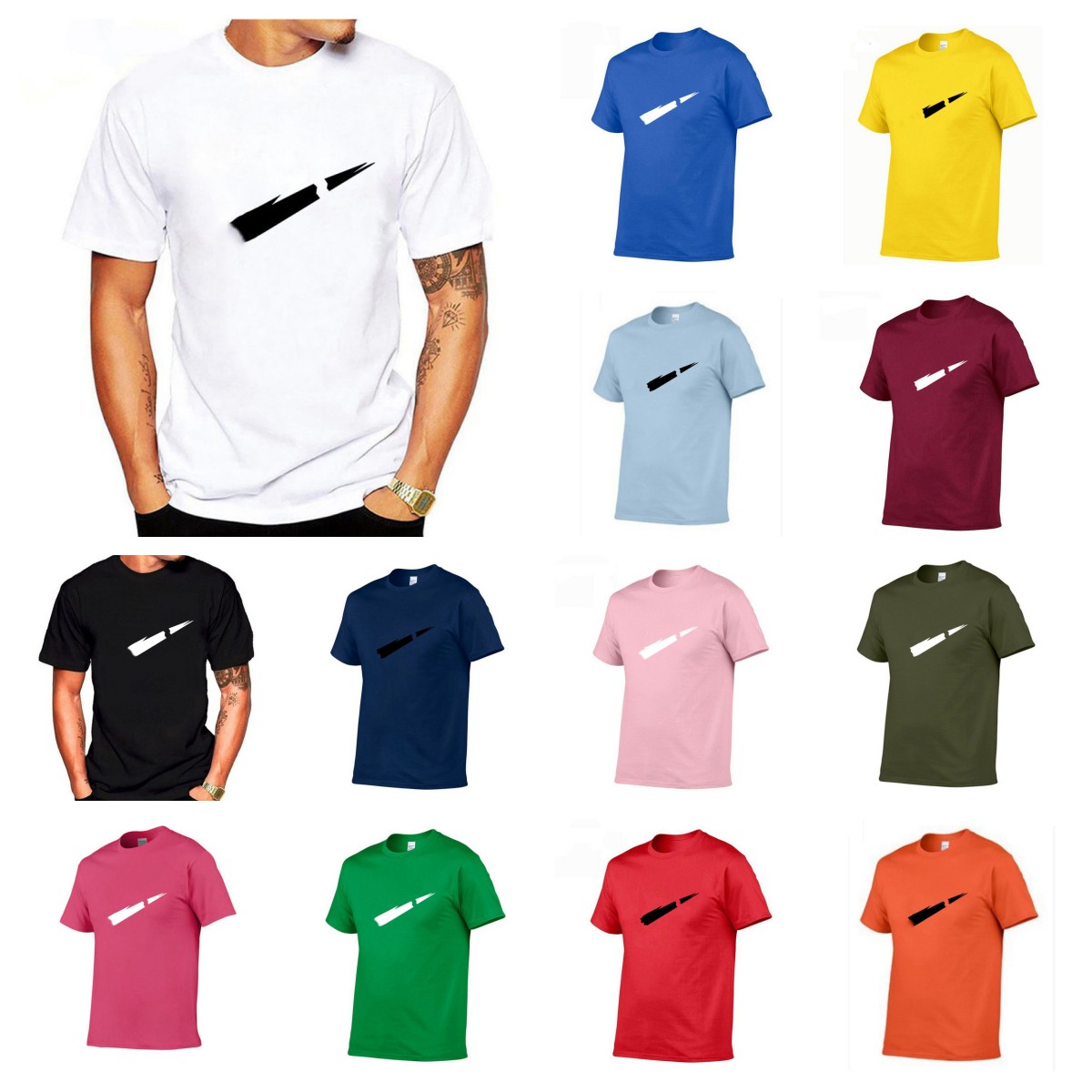 

Designer hook men's short-sleeved T-shirt summer loose casual short-sleeved printed men's and women's T-shirt sweatshirt Europe and America plus size