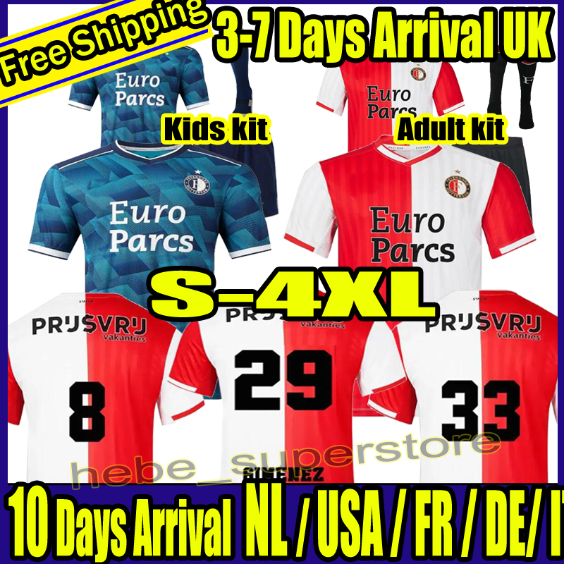 

S-4XL 2023 Feyenoords KOKCU Gimenez Danilo 23 24 Soccer Jerseys Home away Third TRAUNER 22 men kids football shirt KIDS HARTMAN 5 GIMENEZ 29 PAIXAO TAABOUNI TIMBER, 23-24 home