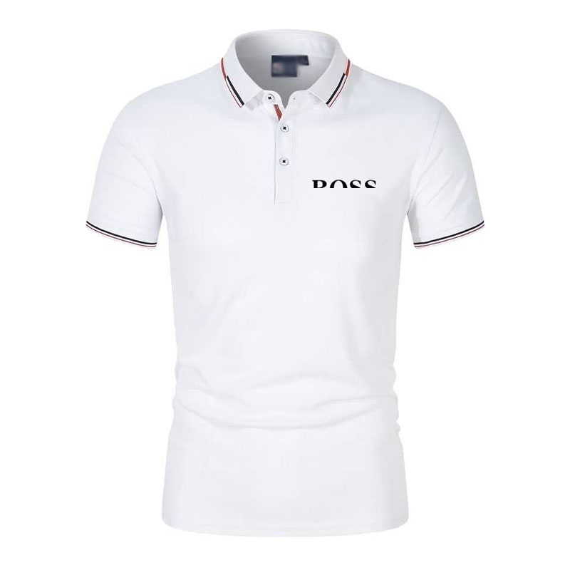 

Designer Mens Polo Shirt Luxury HUGO LOGO Letter Casual Short Sleeve boss Men Fashion Loose Lapel Half Sleeve Boss Mens Clothing T-shirt