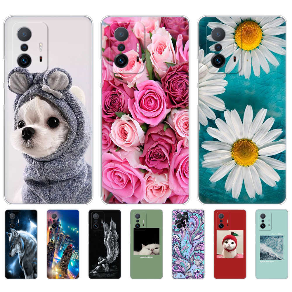 

For Xiaomi 11T Case Pro Back Phone Cover Xiaomi11T 11TPro 6.67 Inch Fundas Silicon Soft TPU Bumper Coque, Black