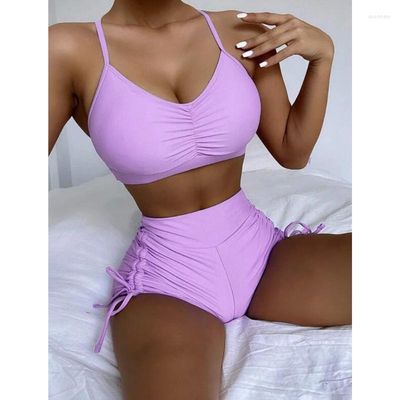 

Women's Swimwear Women Adjustable Spaghetti Straps Swimsuit 2-Pieces Tube Top Swimming Suit, For black