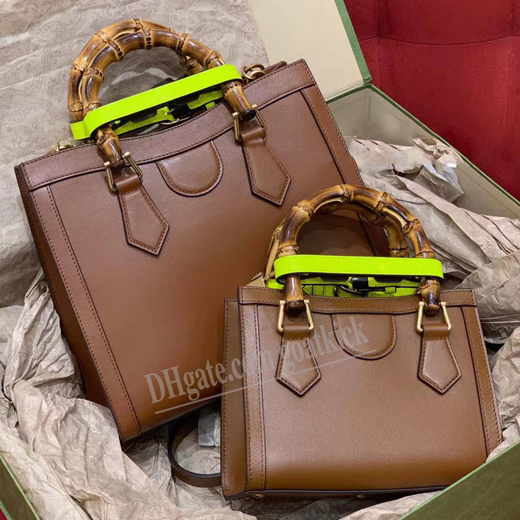 

Diana Tote Bags Bamboo Handle Totes Women Luxury Designer Double Jumbo G Top Handbags Crossbody Interlocking G Black Pink Bucket Medium Cross Body Small Purses