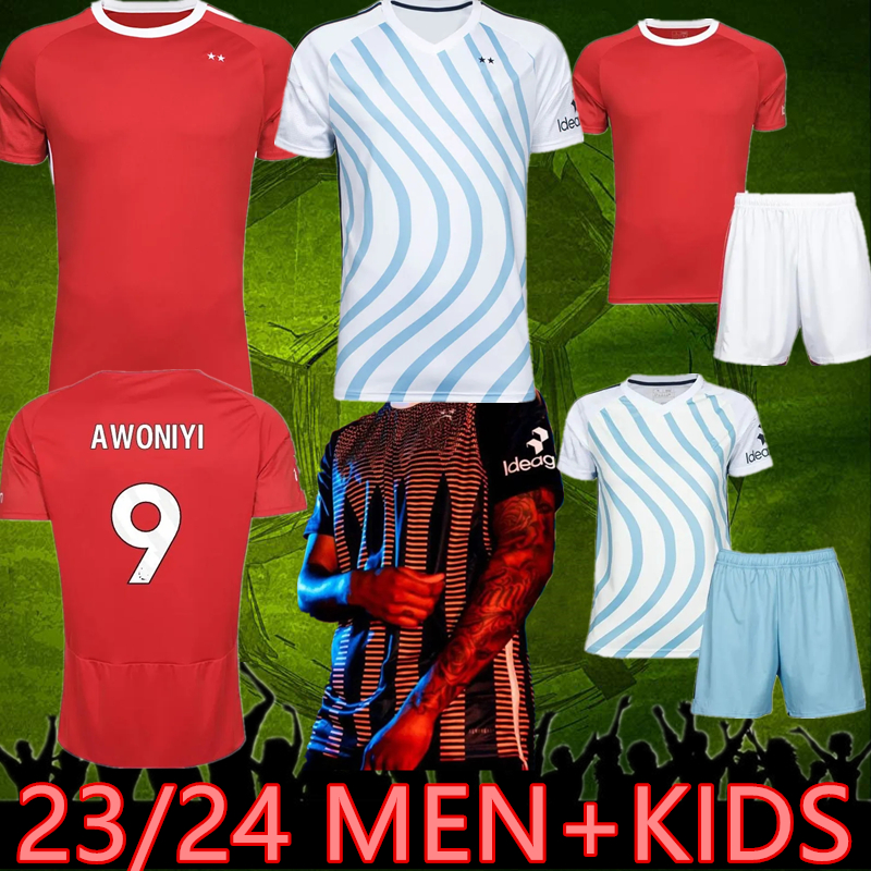 

Nottingham 23 24 Soccer Jersey GRABBAN Johnson Surridge 2023 Men kids Forest Awoniyi AMEOBI MIGHTEN KROVINOVIC Zinckernagel LINGARD Football Shirt, 23 24 home kids