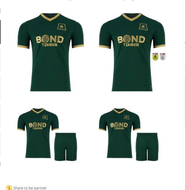 

23 24 Plymouth Argyle Soccer Jerseys 2023 2024 Ryan Hardie Callum Wright Gibson camisetas de futbol Adam Randell Football Shirt men kids kit green gold maillotsABB