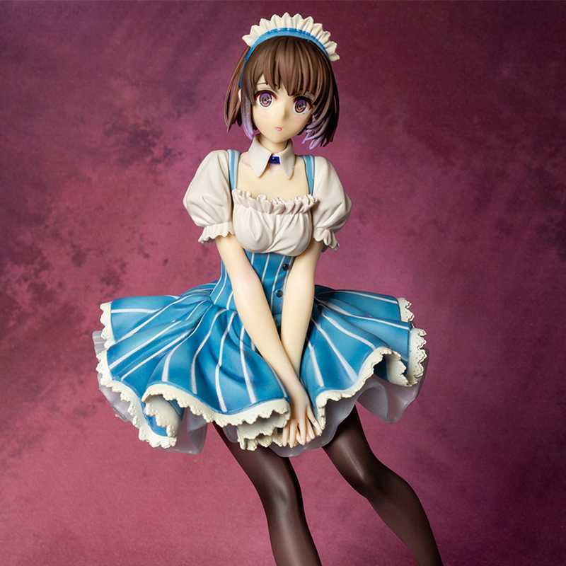 Anime Manga Anime How To Raise A Boring Girlfriend 24CM PVC Maid Megumi Kato Figure Model Ornament Doll Sexy Girls Figurines Toys for Boys C25111-image-1085000725