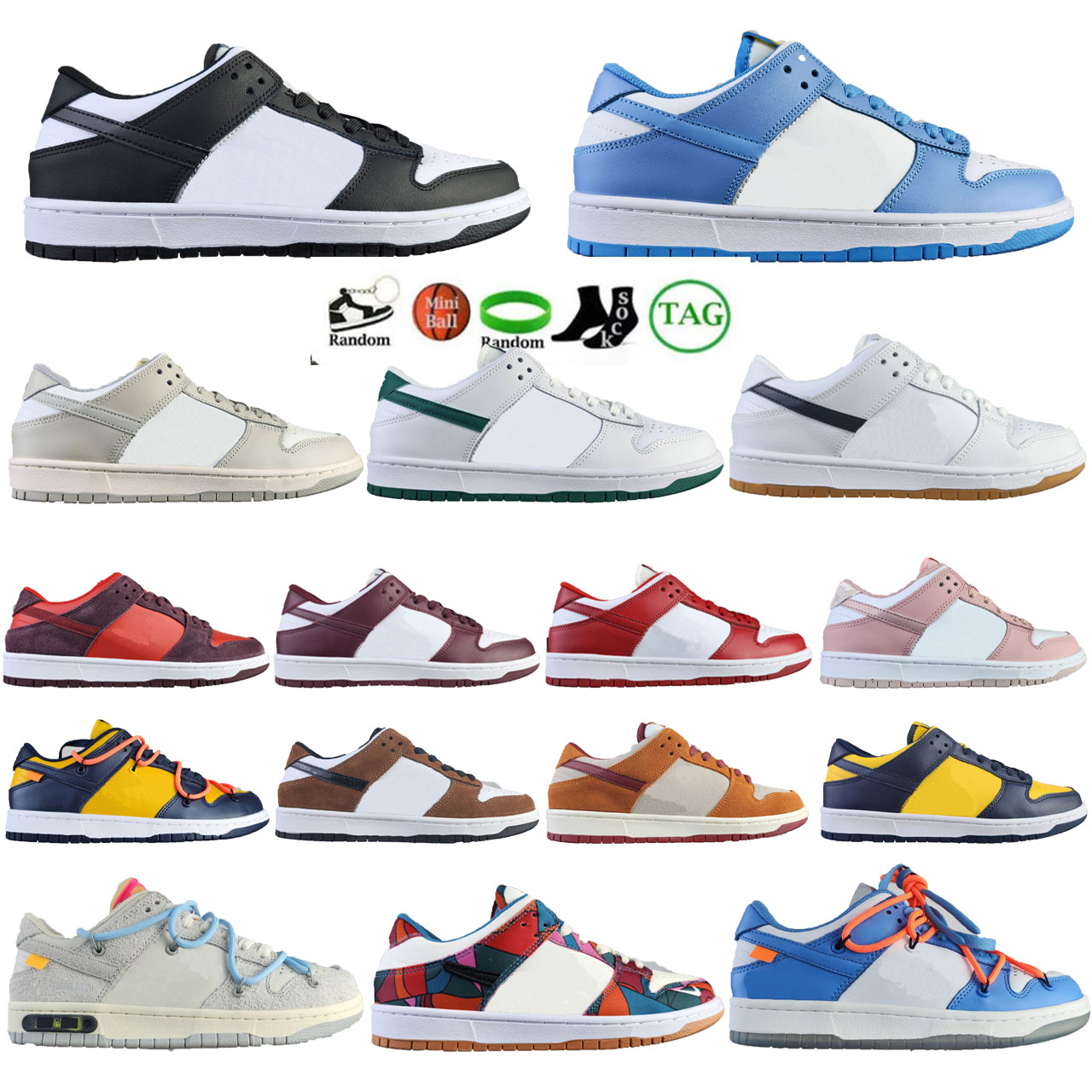 

Men Women shoes designer shoes Dunks Trainers Casual shoes White Black Panda Industrial Blue Grey Fog UNC Triple Pink Active Light sneakers, #8