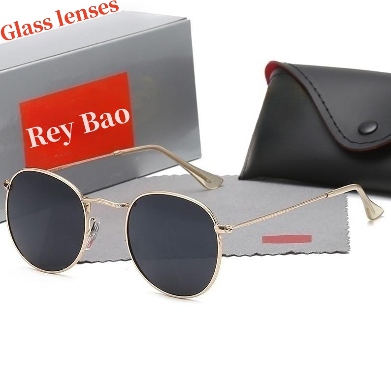 

Men Rao Baa Sunglasses Classic Brand Retro women Sunglasses Luxury Designer Eyewear Ray Metal Frame Bans Designers Sun Glasses Woman ML 3447 3548 with box