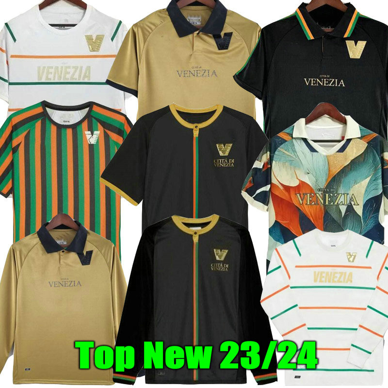 

22/23/24 Venezia FC concept Soccer Jerseys ARAMU FORTE Venice 2023 2024 BUSIO 27# Football Shirts 3rd Men Kids Kit Uniform pre match long sleeve training, 23 24 home adult long
