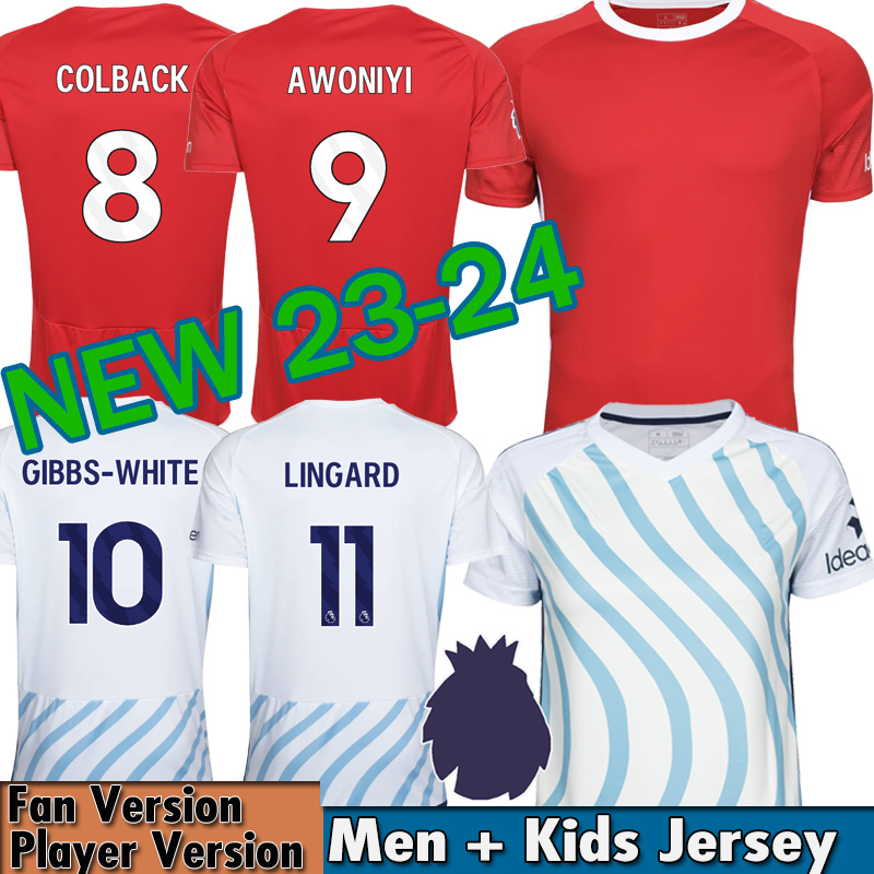 

23 24 NoTTinGHam Soccer Jerseys Kids Kit Maglia ForEsT 2023 2024 Football Shirts Home Away Training Player Version COLBACK AWONIYI GIBBS-WHITE LINGARD JOHNSON YATES, 23-24 kids home ligue 1 patch