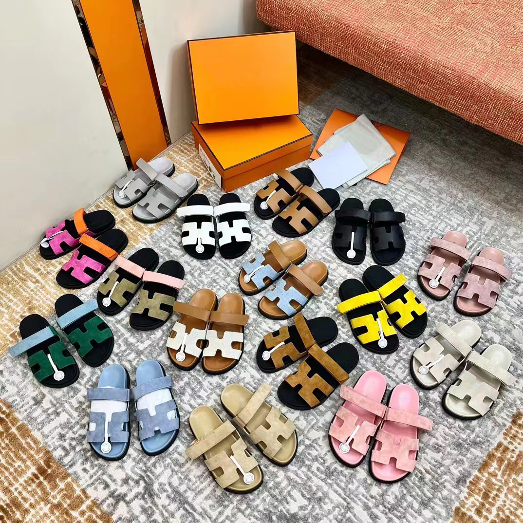 

Designer Sandals Designer chypre sandal Slippers Beach Classic Flat Sandal Luxury Summer Lady Leather Flip Flops Men Women Slides, #5