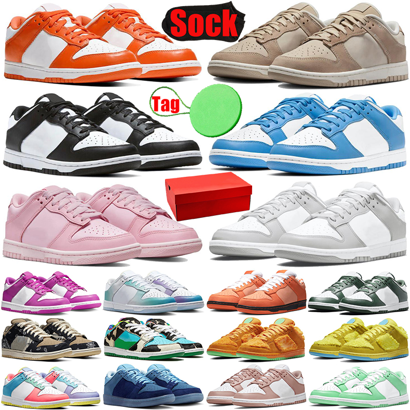 

With Box Designer shoes for mens womens Panda sb Sanddrift UNC University lows Grey Fog scarpe men women dunks trainers sneakers runners Plate-forme casual luxury, #54 pink black patent 36-45