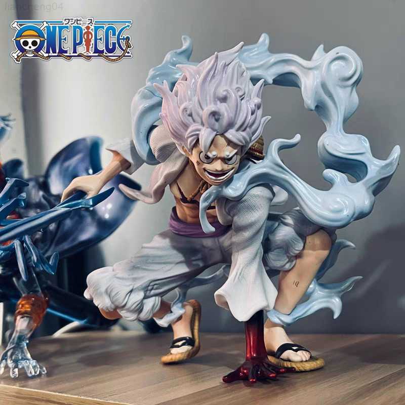 Anime Manga 20cm One Piece Sun God Nica Luffy 5 Gear Figures Anime Action Figurines Lightning Effect Collection Model Statue Doll Toys Gift L2307-image-886341707