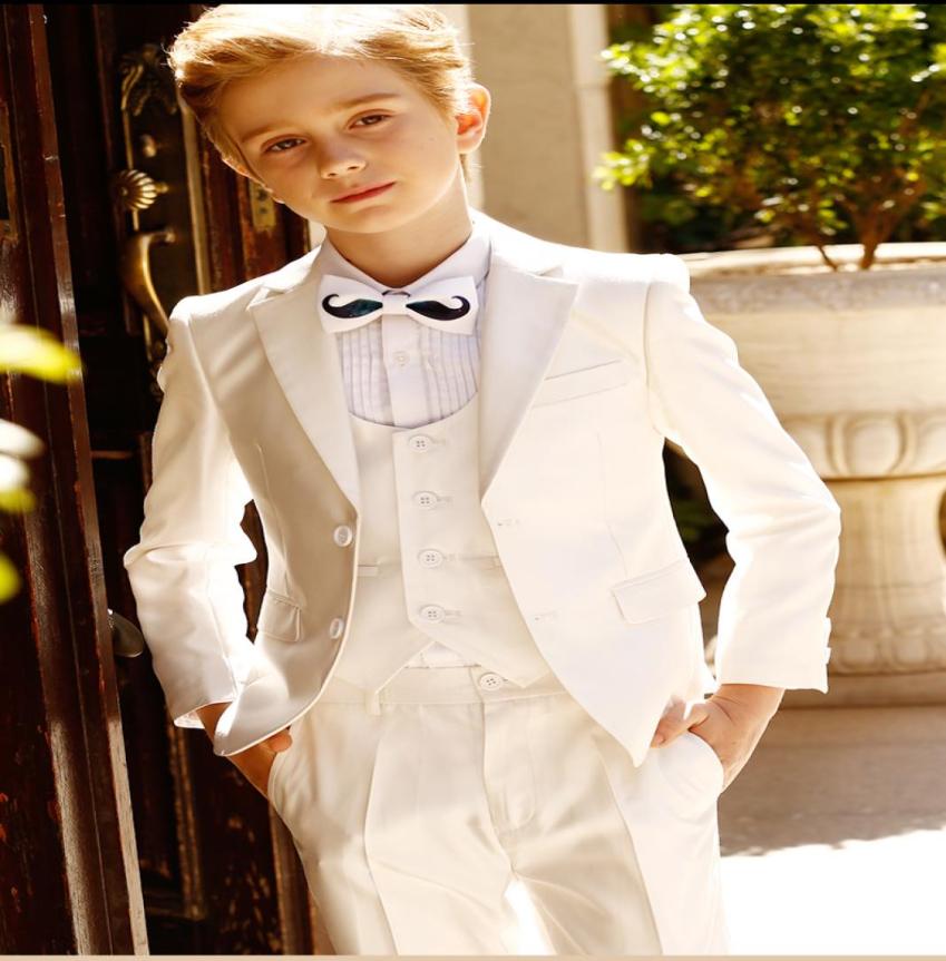 

Boy039s Formal Wear notch lapel kid complete designer handsome boy wedding suit boys attire custommade jacketpantstievest a248609285, Navy blue