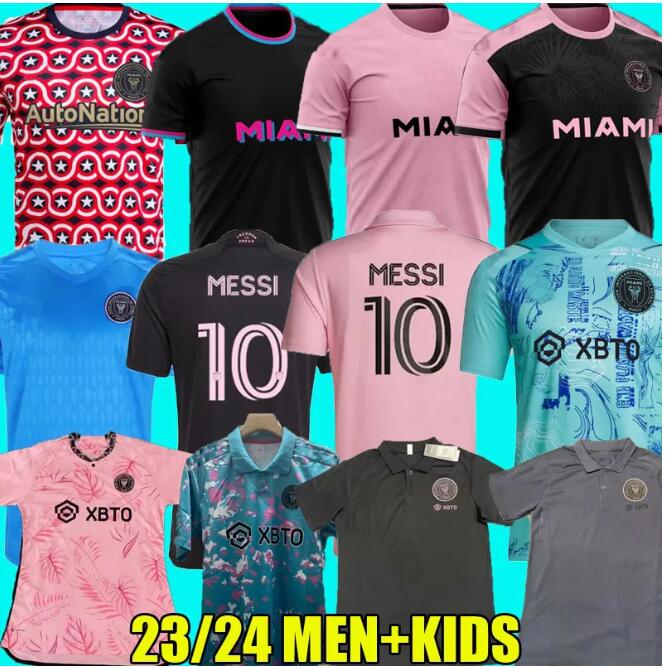 

2023 2024 Inter Miami Soccer Jerseys MESSIS Sergio Captain America pre match 23 24 football men kids polo PLAYER version shirt kits adult LONG SLEEVE WOMEN concept kit, Red