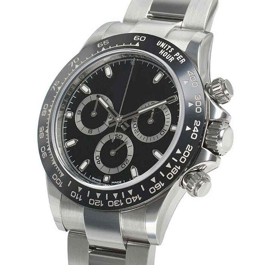 Montre de luxe pour hommes BP Factory 3235, mouvement automatique, 116500 116508, lunette en céramique et acier 904L, cadran noir, 40mm