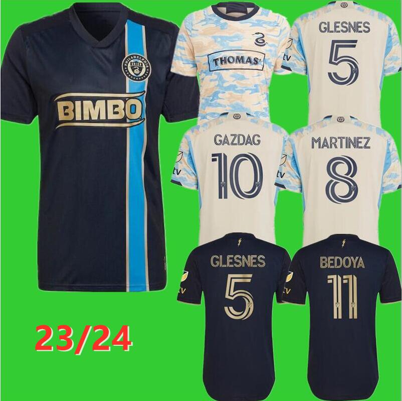 

23 24 Philadelphia Union Soccer Jerseys MLS #10 GAZDAG GLESNES MARTINEZ BEDOYA Uniform 2023 2024 #22 AARONSON CARRANZA Football Men kit Shirts