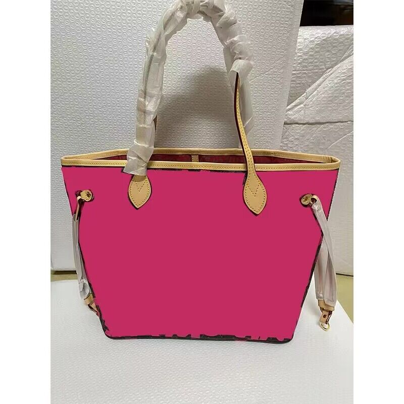 

Limited edition Graffiti tote for Women's handbag Purses Tote Bag with Hot Pink Silk Print, Hot prink vee with mono