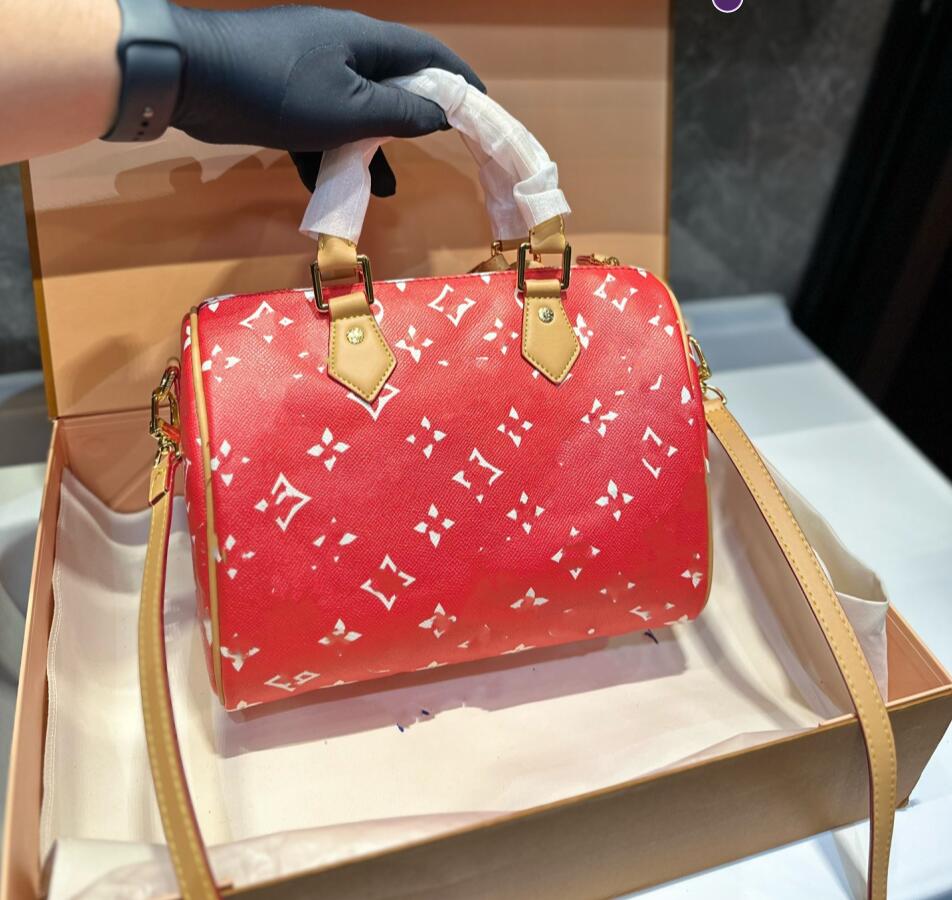 

Designer Bag Luxury Speedy Crossbody Shoulder Speedys Bag Women Fashion Vintage Messenger Travel Handbag Boston Pillow Bag Sacoche Dhgate Backpack Tote Wallet, Yellow