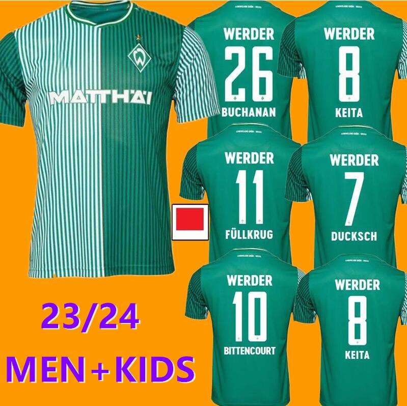 

2023 2024 Werder Bremen SPECIAL SOCCER JERSEY Marvin Ducksch Leonardo Bittencourt BLACK GREEN 23  FRIEDL PIEPER FOOTBALL SHIRTS TOP THAILAND DUCKSCH men kids 666, 23/24