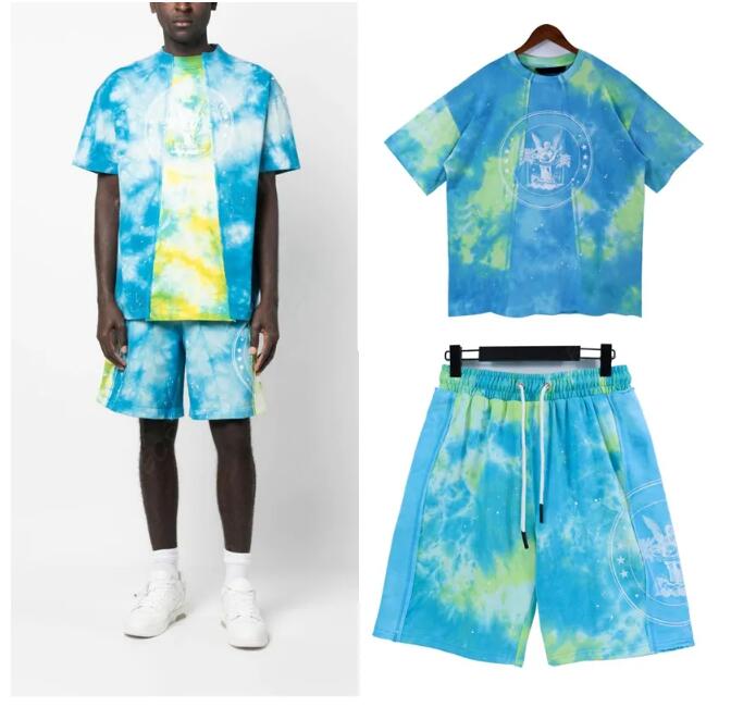 

Men T Shirt Summer Designer Men's T-Shirts Shorts Casual Suit Hip Hop Streetwear Loose White T-shirt