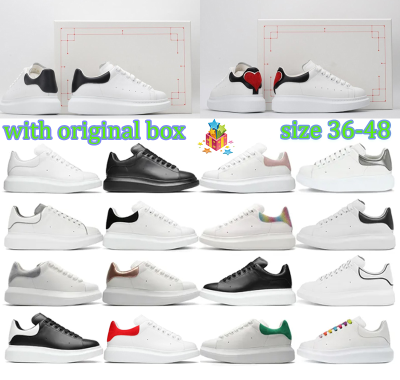 

Oversized Sneakers mens women Shoes Leather Black Suede Green Red Triple White Reflective Grey Pink Sliver Orange Espadrilles Trainers Flats Platform mcqueens, 28
