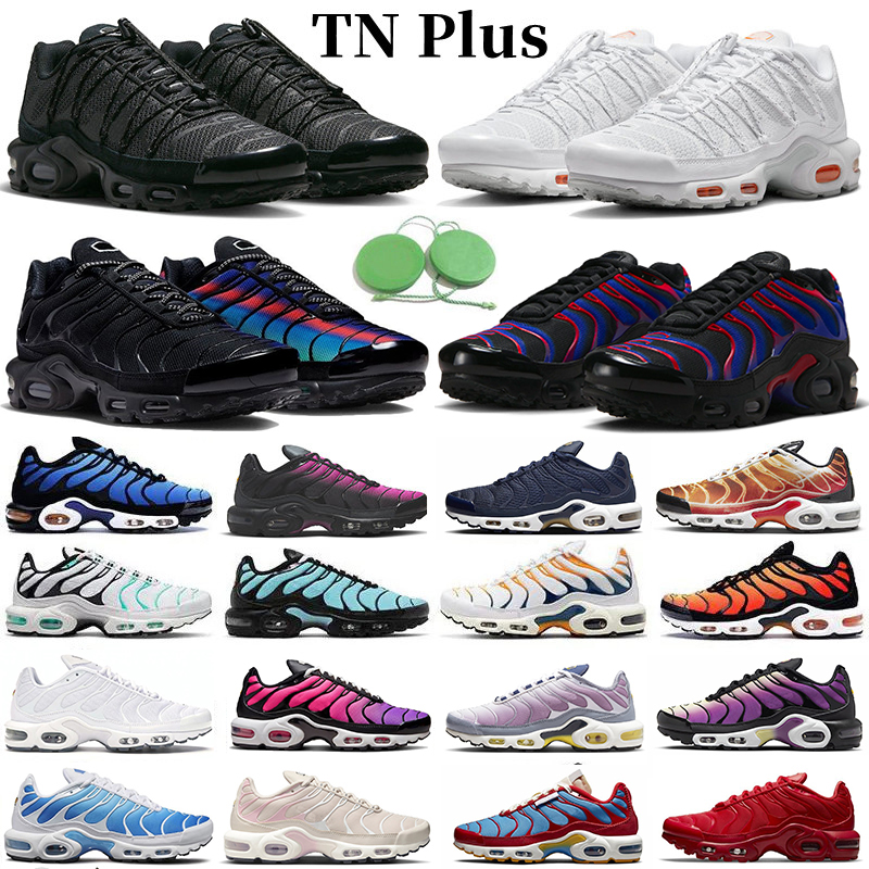 

Tn Plus Toggle Utility Men Running Shoes Sneaker tns Triple White Red Metallic Silver Fire Ice Hyper Sky Bule University Red Women Trainers Sports Sneakers chaussure, Color#42