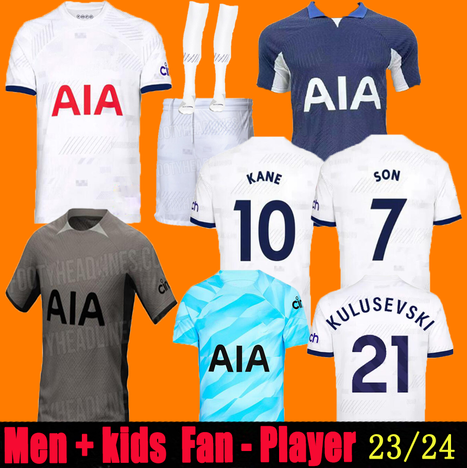

3XL 4XL 23 24 RICHARLISON Soccer Jerseys KULUSEVSKI HOJBJERG KANE SON 2023 2024 MADDISON Tottenham Football shirt ROMERO PERISIC PEDRO PORRO VICARIO Men kids, Away