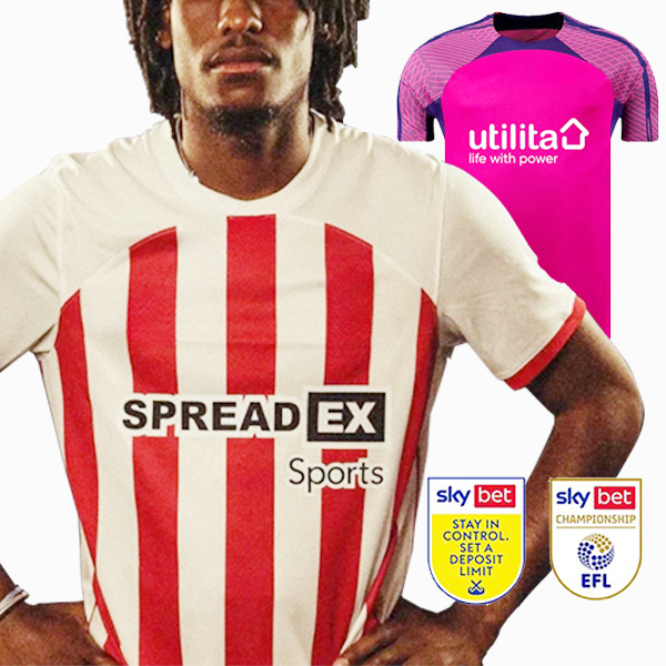 

23/24 SuNDerLAnD Soccer Jerseys Kids Kit Player Version Training Home Away Third 2023 2024 Football Shirt Goalkeeper ROBERTS GOOCH STEWART DIALLO CLARKE PRITCHARD, 23-24 home