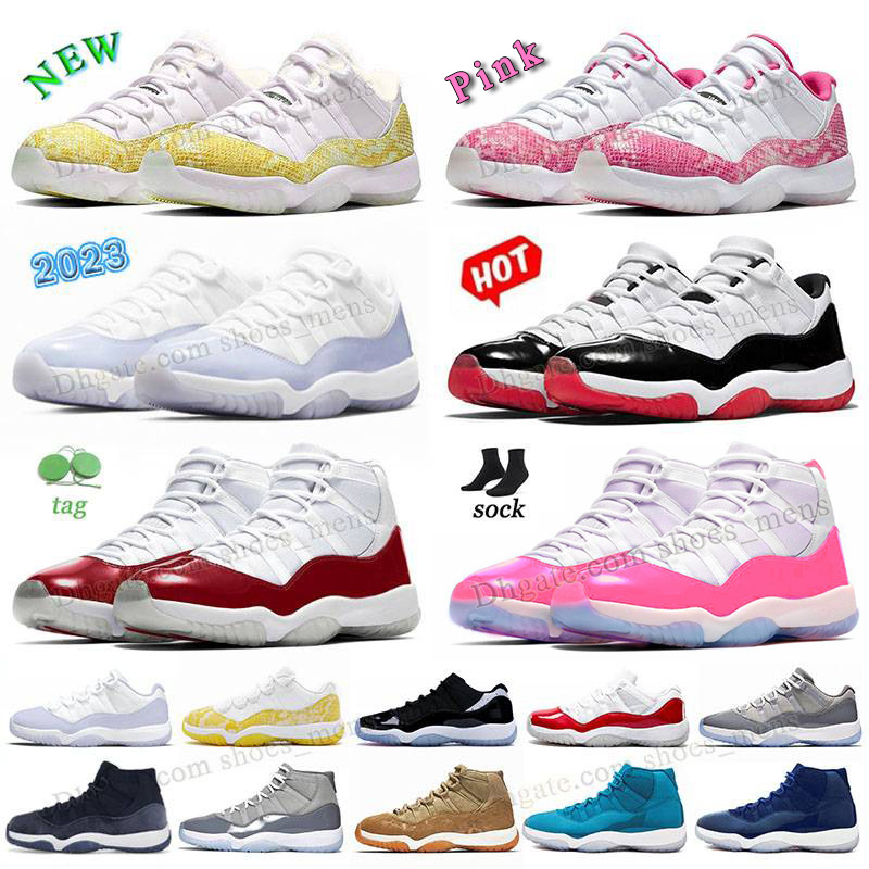 

Jumpman 11 Retro Basketball Shoes Cherry 11s High Cool Gray J11 Cement Grey Pink Snake Skin Yellow Jubilee 25th Velvet Low Concord Space Jam Jordens Jordans11 Sneaker, A58 40-47 purple