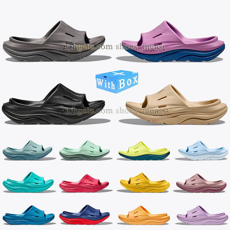 

Hoka Ora Recovery Slide 3 Slipper Famous Designer Sandals Mens Womens Summer Beach Shoes Eva Foam Rubber Croc Clog Black White Desert Sand Platform Sandels Coach Shoe, Hk04