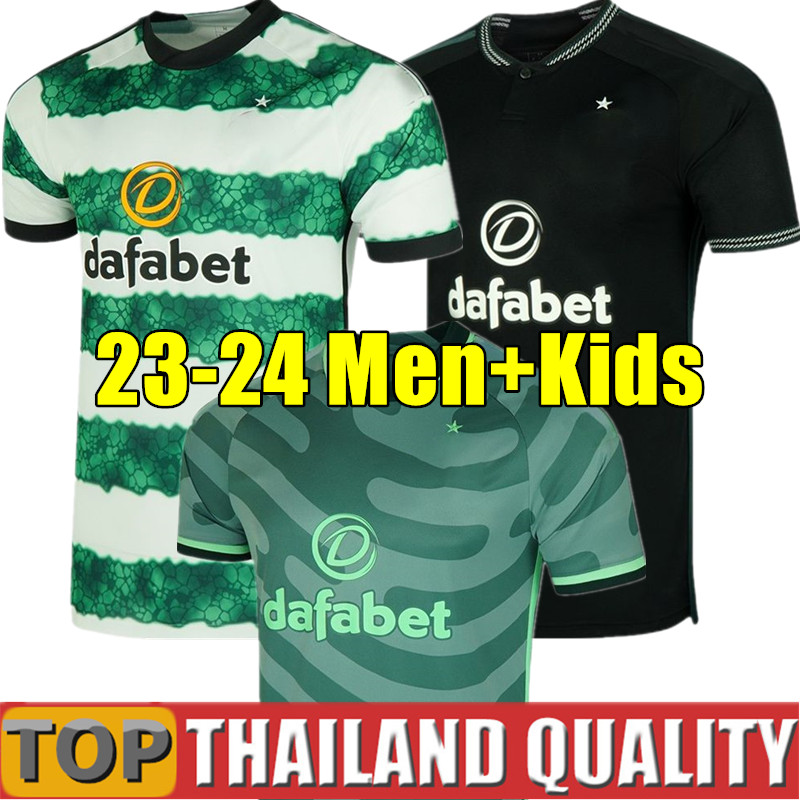 

23 24 KYOGO CELTICS EDOUARD Soccer Jerseys 2023 KYOGO JOTA AJETI MCGREGOR TURNBULL Football Shirt set STARFELT CHRISTIE GRIFFITHS FORREST MEN Kids kit uniform, 23/24 home + patch - men