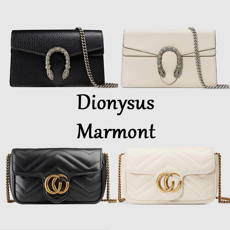 

Designer Bags Clutch Bags Shoulder Bags Women Fashion Classic Luxury 2 Gs Dionysus & Marmont Handbag Luxury Genuine Leather Versatile Portable Cross Body Bag 2023 New, G-10