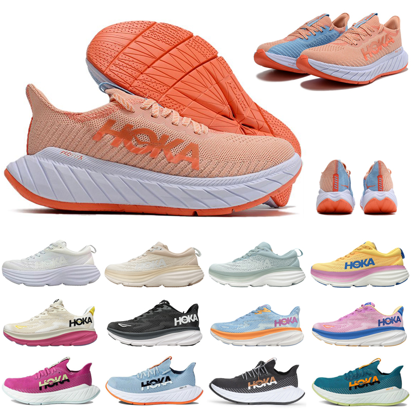 

Hoka One One Carbon X3 Clifton 9 Womens Running Shoes Bondi 8 Athletic Shoes Sneakers Shock Absorbing Road Fashion Mens Unisex Sports shoes Size 36-45, 9-carbon x 3