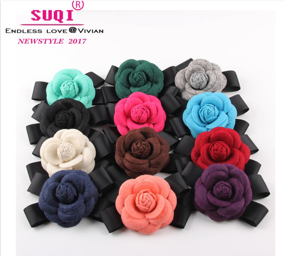 

Pins Brooches Misasha Womens Camellia Flower Pin Brooch With Organza Gift Bag Drop Delivery Amajewelry Amsrz