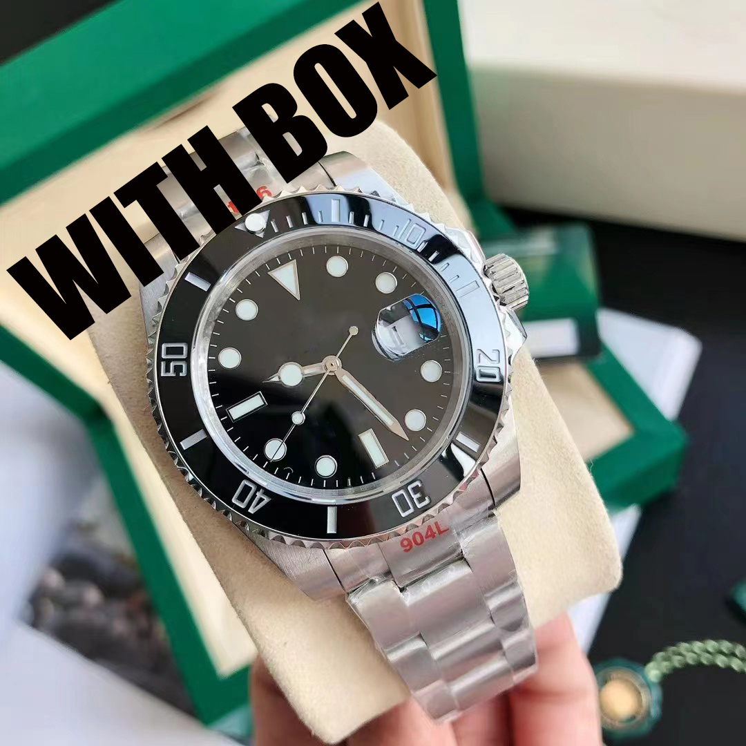 mens watch designer watches automatic mechanical rol watch for man submariners movement Luminous Sapphire Waterproof Sports montre luxe with box 