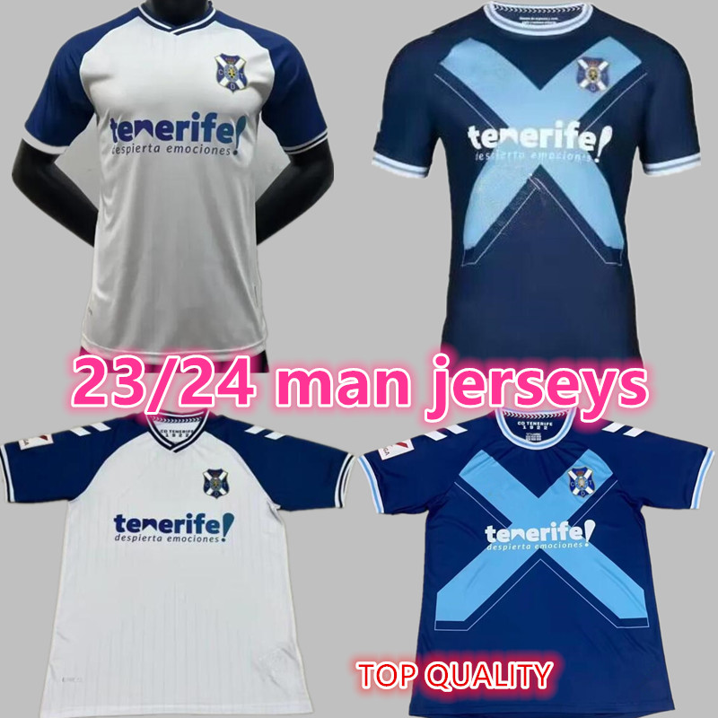

CD Tenerife 23 24 Centenary Kit soccer jerseys 100th anniversary Elady Shashoua Mellot Michel Mollejo 2023 2024 camisetas de futbol football shirt home away third