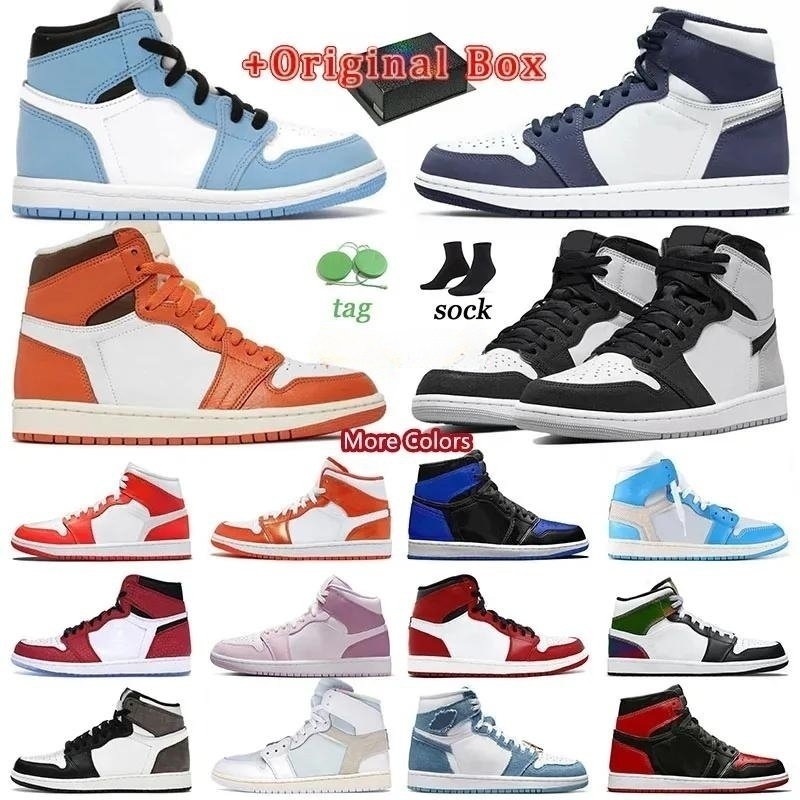 

Jumpman Basketball Shoes Women Mens Trainers High Hyper Royal Neutral Grey Prototype Shadow 2.0 Obsidian Dark Mocha Twist Pine Green Sneakers 36-46 With Original Box, 45