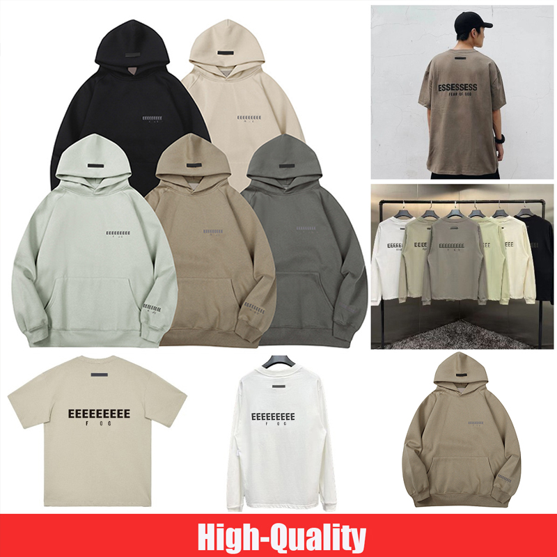 

designer hoodies essentail hoodie fashion mens womens Loose Hoody Hooded Streetwear Essen Pullover Sweatshirts Tops Hoodie Hip Hop T Shirt Essent Shorts, 18