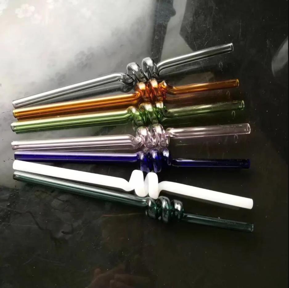 

Color spiral glass straw , Water pipes glass bongs hooakahs two functions for oil rigs glass bongs