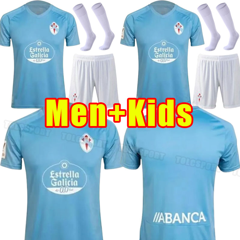 

23 24 Celta de Vigo soccer jerseys IAGO ASPAS home away 2023 2024 F.BELTRAN camiseta de futbol NOLITO MALLO SOLARI S. MINA Brais Mendez football shirts