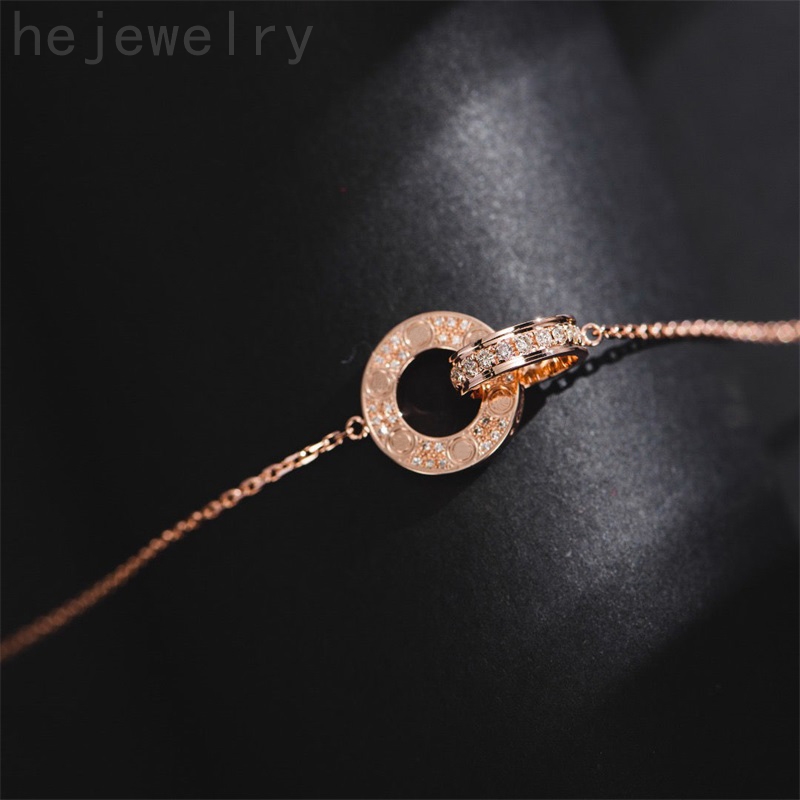 Luxury Designer Women Chains Necklace love Pendant Necklaces With Color Retro Gold diamond necklace thin Chain Fashion Jewelry 94