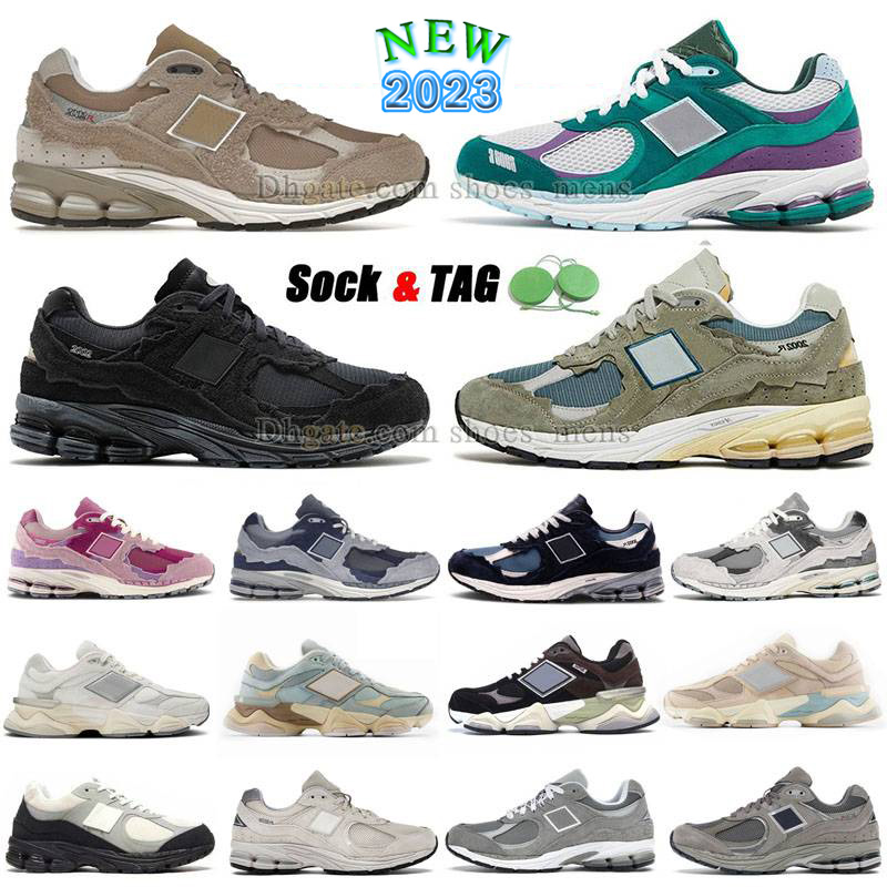 

9060 2002r Sneaker On Lifestyle Shoes Mens 990 v3 V4 V5 Designer Bodega Bricks Wood Protection Pack Rain Cloud Phantom Black Pink Foam JJJJound Dhgate Walking Trainer, N61 dark brown bone