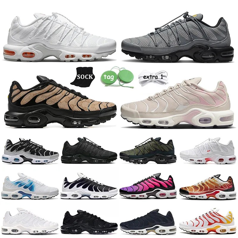 

men women tn utility plus running shoes tns Terrascape Berlin Triple Black white red Atlanta Hyper Sky Blue Pink mens trainers outdoor tennis mesh sneakers size us 12, R40 violet dust 40-46