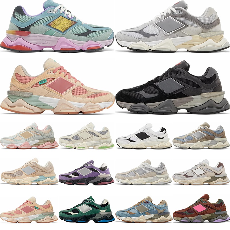 

Designer Shoes 9060 Penny Cookie Pink Rain Cloud Quartz Grey Nothing Changed but the Address Ivory Suede Leather Mens Womens Casual Sneakers Plate-form Trainers, 22