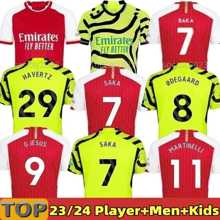 

23/24 ArsEn aRseNAll Soccer Jerseys arsenal2324 Kids Kit GunNEr Player Version Football Shirt Home Away Training Pre Match Goalkeeper RICE ODEGAARD SAKA SMITH ROWE, 22 23 away aldult epl